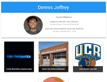 Tablet Screenshot of dennisjeffrey.com